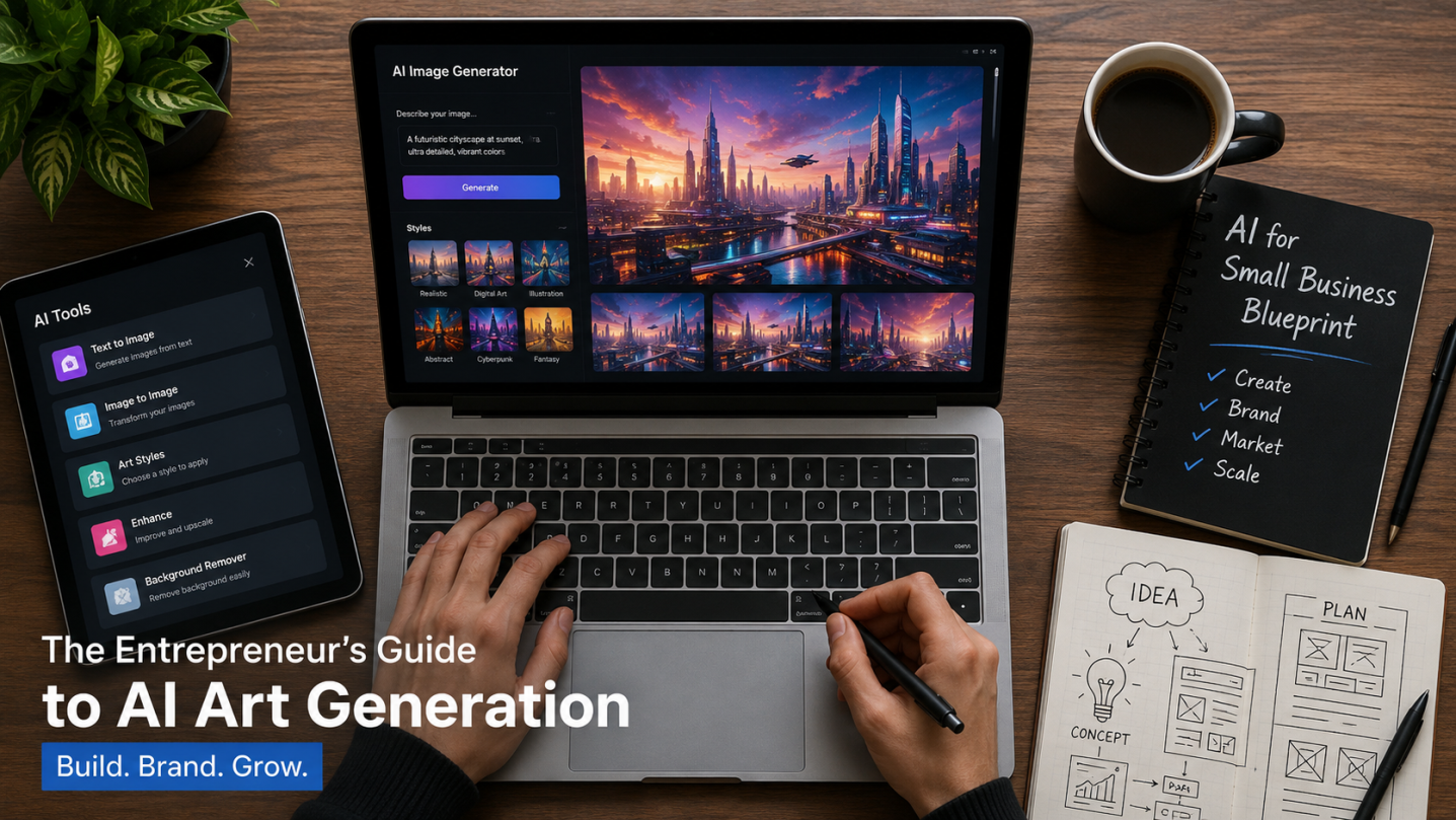 Choosing the right AI art generator blueprint for small business